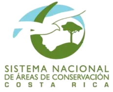 Official logo of SINAC Costa Rica featuring a bird and a tree in green and blue tones.